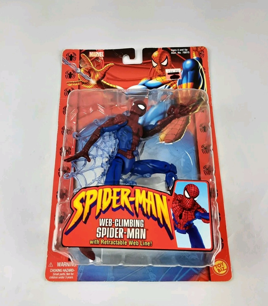 Marvel Spider-Man Web Climbing Figure Toy -Toy Biz Marvel 2002 New