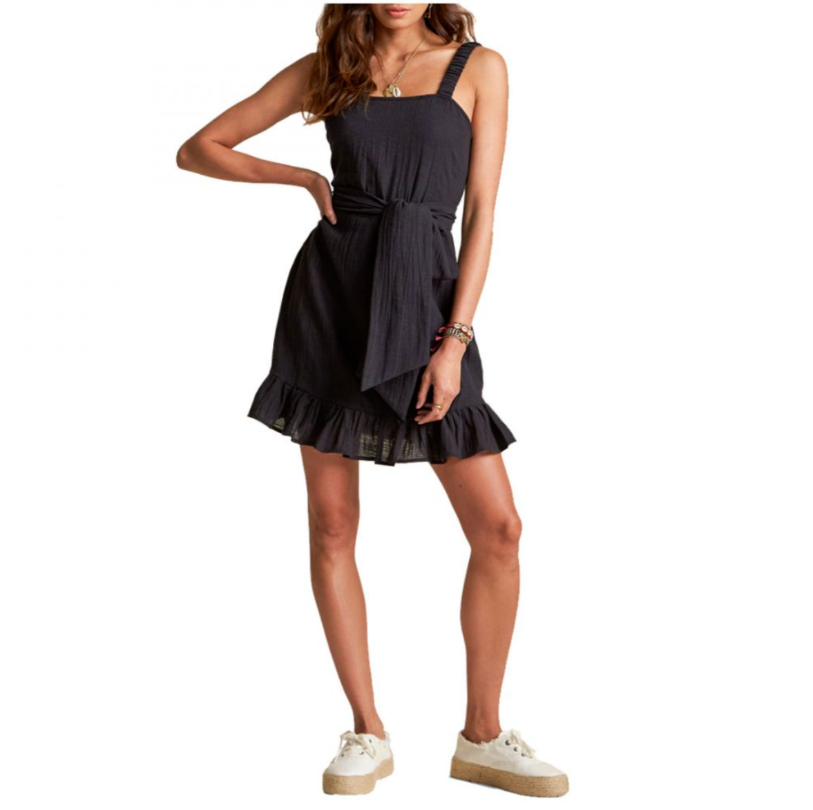 sincerely jules black dress Capri