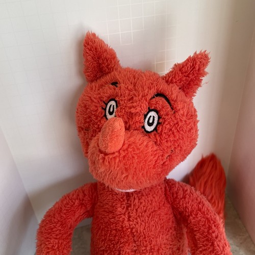 Kohl's Cares /Dr. Seuss Fox in Socks Character FOX Plush Stuffed 14" - Picture 2 of 3