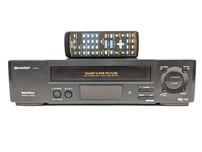 SHARP Showview VC-M271 Videorecorder VHS Mit Fernbedienung Schwarz