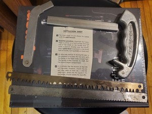 Vintage Wyoming Saw Compact Hunting Camping Pack With 2 Blades