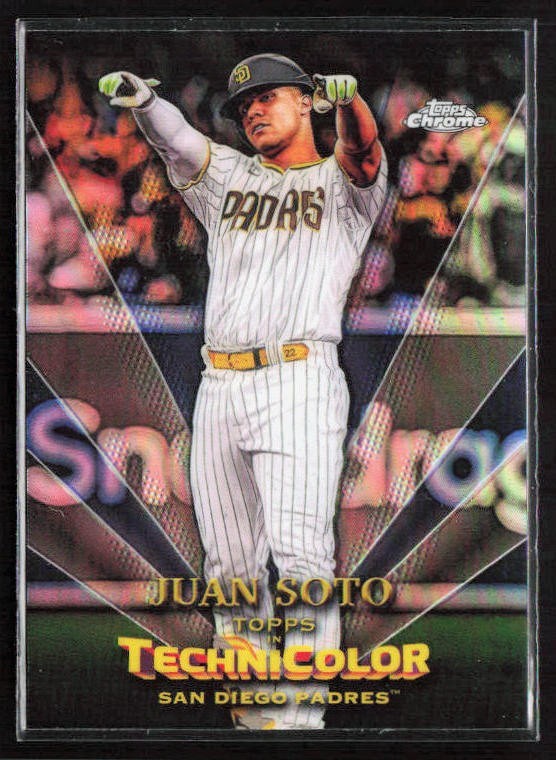 2023 Topps Chrome JUAN SOTO TechniColor Refractor Card #TT-4 San Diego Padres
