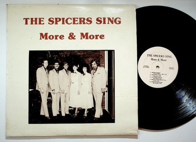 The Spicers Sing - More & More 12'' LP Record 33 RPM Gospel Stereo
