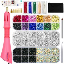Creative Bedazzling Kit with Applicator Tool   5200 Rhinestones for DIY Makers