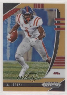 2020 Panini Prizm Draft Picks Neon Orange Prizm 12/149 AJ Brown #1 00gd