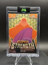 Marketplace image: 2026 Topps Chrome Disney - Super Strength - Zeus - Superfractor - 1/1 - Hercules