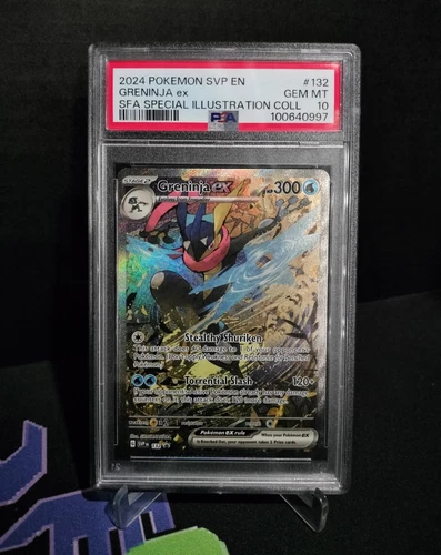 2024 POKEMON SVP EN-SV BLACK STAR PROMO #132 GRENINJA EX PSA 10