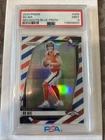 2024 Panini Prizm - Rookies Bo Nix #309 Red White & Blue Prizm (RC) - PSA 9