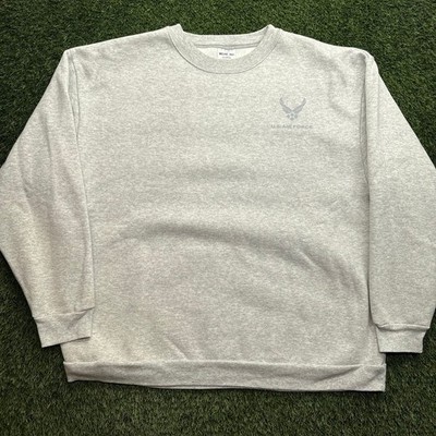 Meke Inc US Air Force Crewneck Sweatshirt Mens XL Gray Long Sleeve Pullover