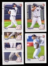 2020 Bowman Draft - NEW YORK YANKEES Set w/ Jasson Dominguez & Anthony Volpe