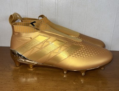 Adidas Ace 16+ Purecontrol Space Craft Cleats Men s 10 Gold Made In Italy