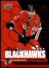 Michal Handzus 38 2025-26 Upper Deck Chicago Blackhawks 100th Anniversary Set