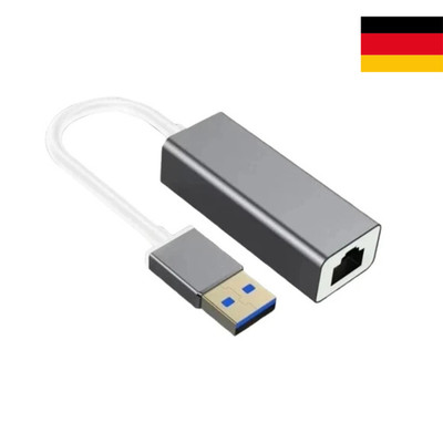 USB 3.0 to RJ45 LAN Adapter 100 Mbps Ethernet Network Adapter for PC Laptop