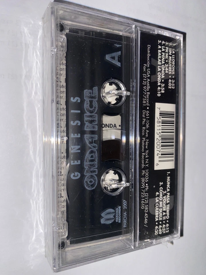 Genesis Onda Rice Cassette Tape New La llorona Rare exitos - Image 4 of 4