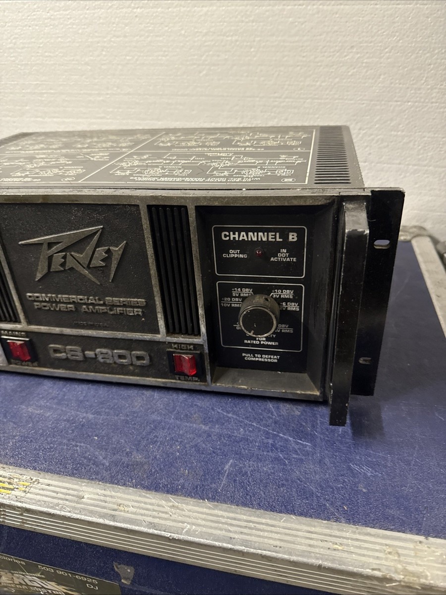 Peavey CS 800 Power Amplifier (read) | eBay