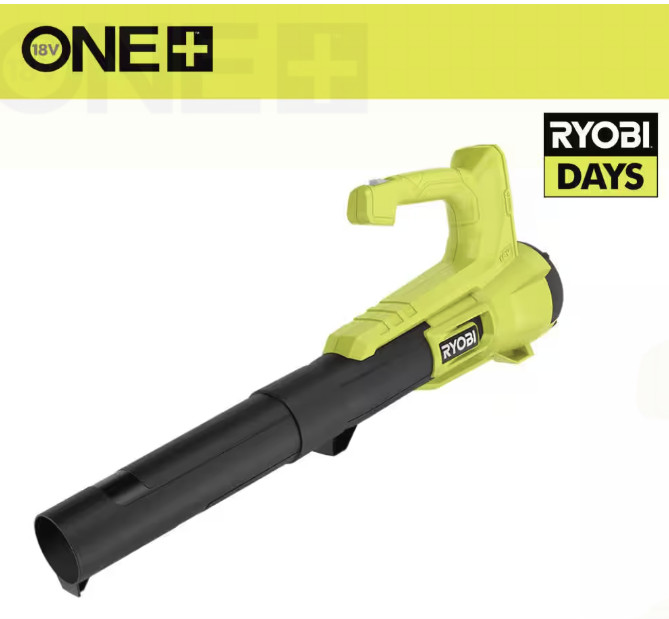 Ryobi ONE+ 18V 90 MPH 250 CFM Cordless Battery Leaf Blower (
