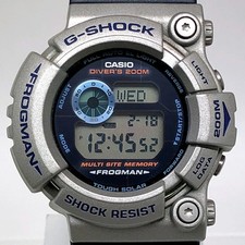 G SHOCK CASIO Men s Watch GW 200K 2 FROGMAN Ilkji 2001 Frogman Tough Solar Silve