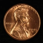 Lincoln Wheat Cent. 1949 D. Red. Lot # 9049-262-11