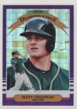 2019 Donruss Optic Diamond Kings Purple Pandora Prizm 42/99 Matt Chapman #12 8k4