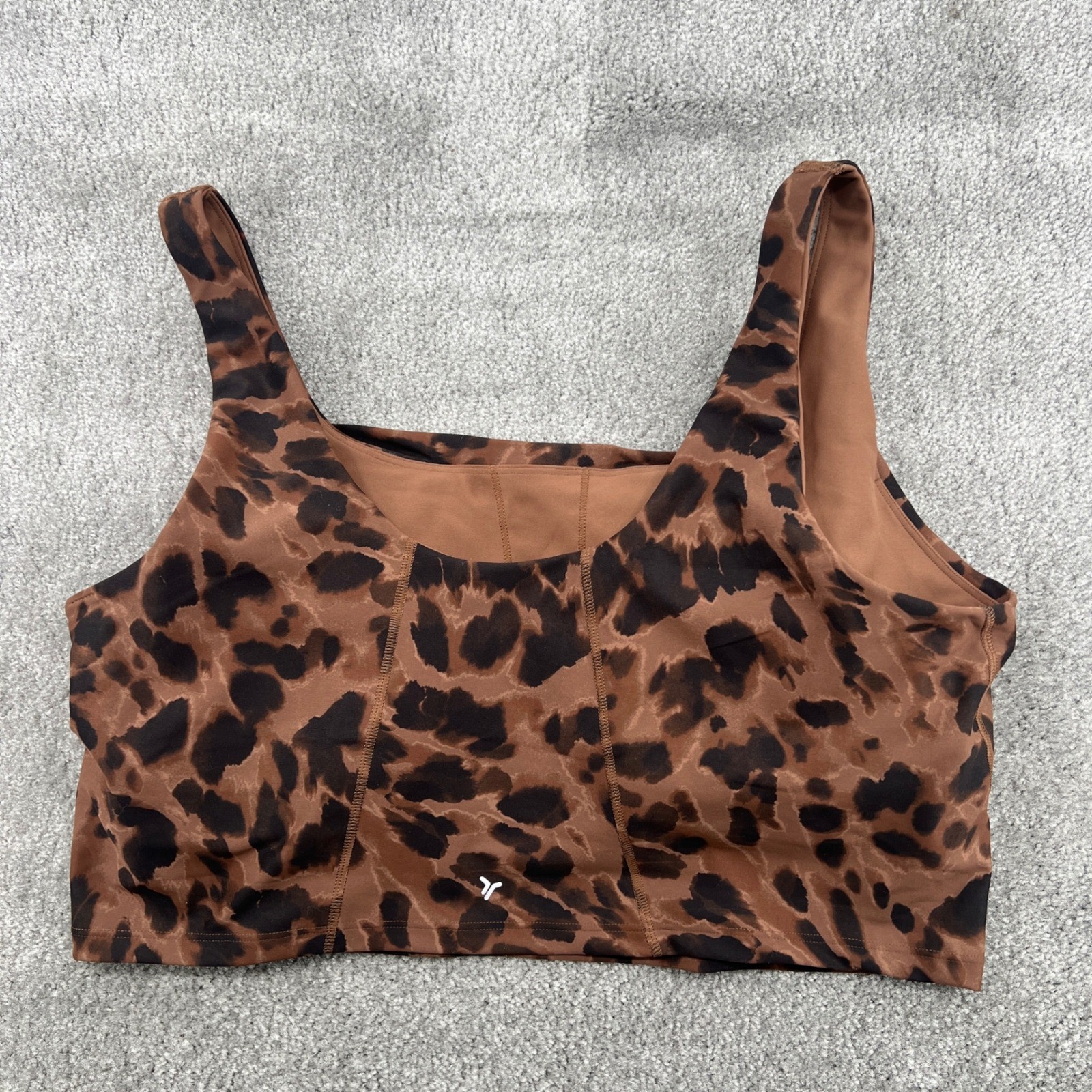 Old Navy Active Powersoft Leopard Print Sports Br… - image 2
