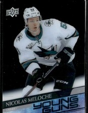 2020-21 Upper Deck Young Guns Clear Cut Nicolas Meloche Rookie #463