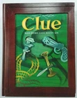 "Clue by Parker Brothers" Vintage Games Wooden Box Bookshelf Game Collection