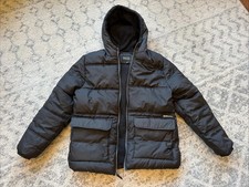 Ixtreme Outfitters Black Winter Jacket Hood, Youth Size 18 pics w/measurements
