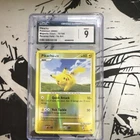 Pokemon 2008 Majestic Dawn Pikachu 70/100 CGC 9 Reverse Holo English