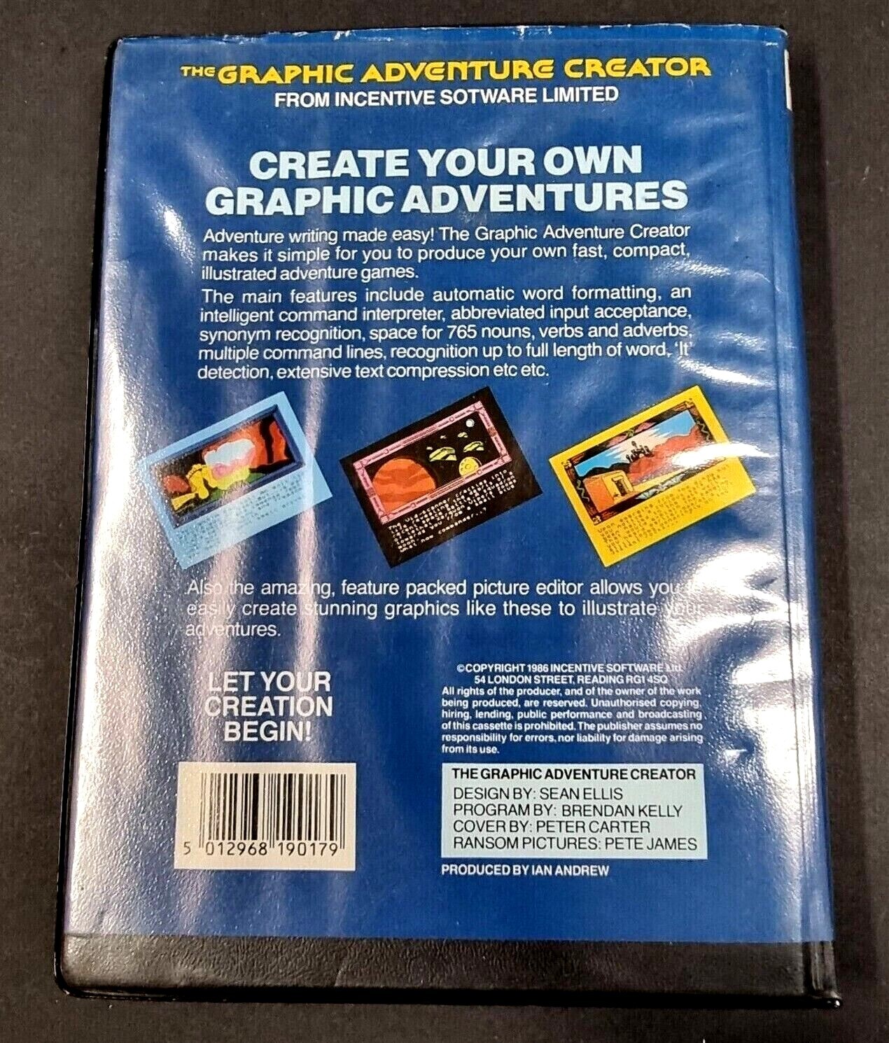 37915 The Graphic Adventure Creator - Sinclair Spectrum 48k Game (1986) for  sale online | eBay