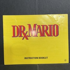 Dr Mario Nintendo NES Manual / Instruction Booklet Manual Only