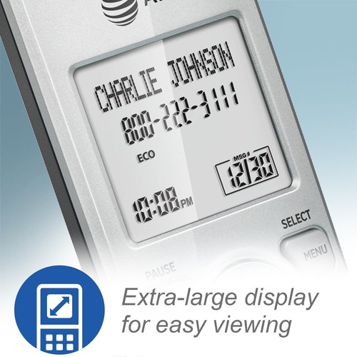 ATT 3 Landline Cordless Telephone Answering System Call ID Wireless Home Office - Picture 4 of 12