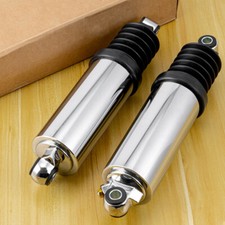 Chrome Rear Air Shock Suspension For Harley Touring Road King Classic Flhr 97-17