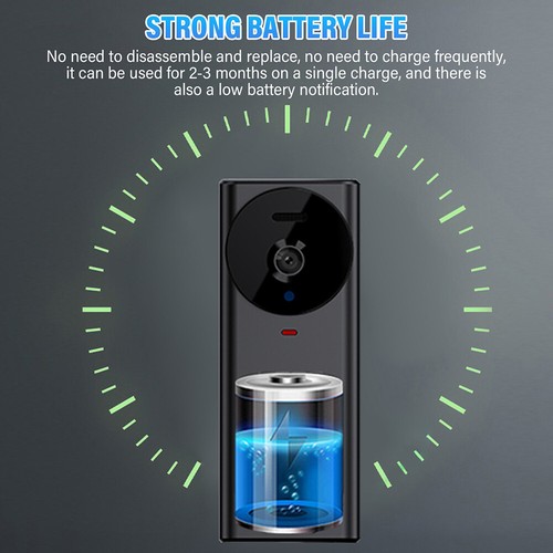 Smart Wireless WiFi Video Doorbell Security Ring Phone Camera Door Bell Intercom - Picture 6 of 14