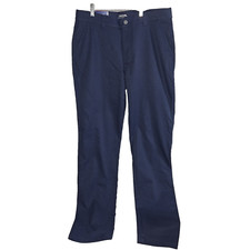 32 Degrees Cool Regular Fit Chino Men's Pants Stretch Soft Touch 34X34 BLUE