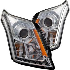 ANZO Projector Headlights w/ Plank Style Design Chrome for Cadillac Srx | 111307