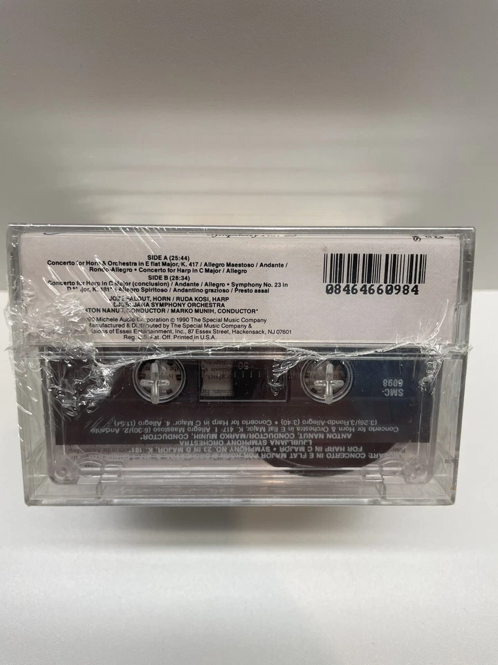 New Chrome Cassette Set Mozart Collection 5 Tape Set 4.25 Hours - Stradivani - Image 3 of 4