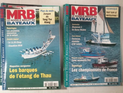Lot 11 Revue du MRB du numéro 447 au munero 556 année 2001 - Photo 5/10