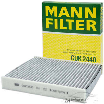 MANN-FILTER CUK 2440 Innenraumfilter Aktivkohle Ford Focus Volvo C30 C70 S40 V50