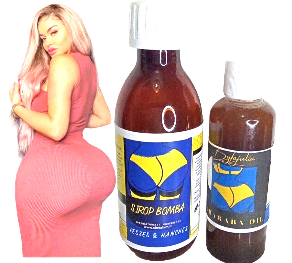 Kit Naturel Volume Fesses et Hanches : Huile et Sirop Galbants