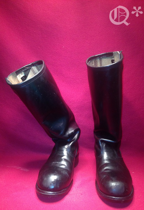 Vintage Harley Davidson Leather Motorcycle Boot Sz 10 Oil resis 