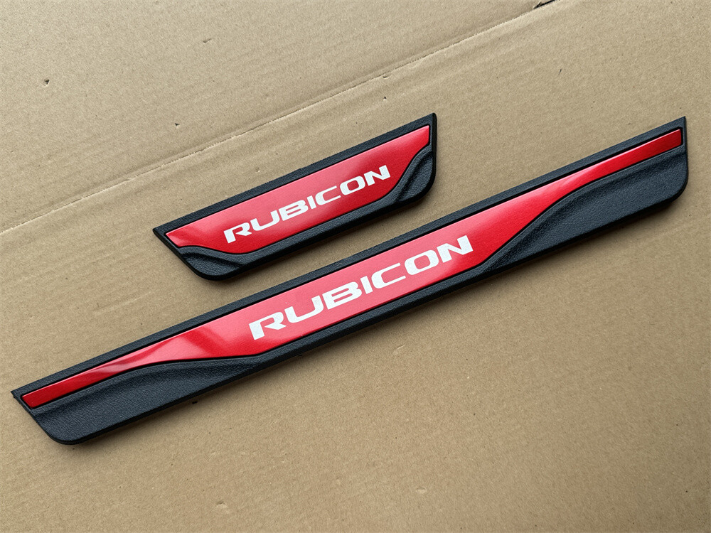 For Rubicon Accessories Car Door Scuff Sill Cover Panel Step Protector Trims X4