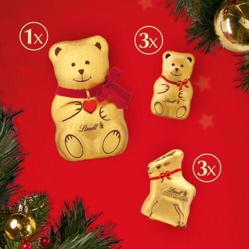 Lindt Teddy Bear Tasty Chocolate Advent Calendar Christmas Xmas Countdown  250g | eBay