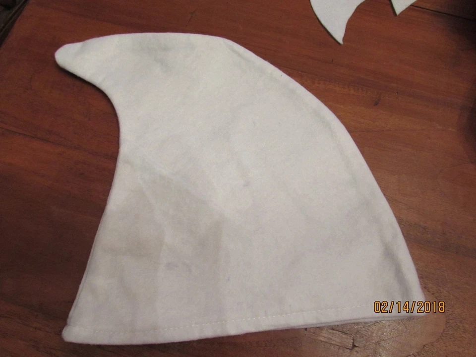 Nuevo DISFRAZ GNOME BOY Talla Niño Pequeño 3-4 3T 4T Blanco Peto Mono Barba Sombrero Foto 4 de 4