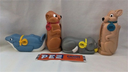 PEZ PETZ Series 2 Bubble Gum Dispenser Blubbers Cheeky Purrl Sidney near MINT