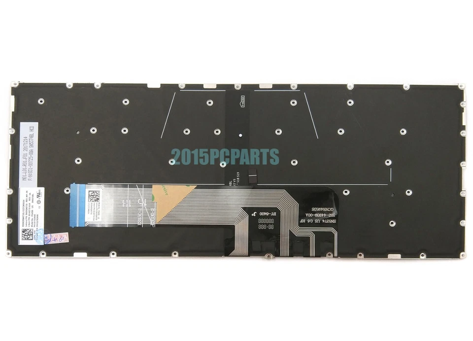 Nuevo Teclado Lenovo Yoga 730-13IKB 730-13IWL 730-15IKB 730-15IWL Retroiluminado EE. UU. Foto 2 de 4