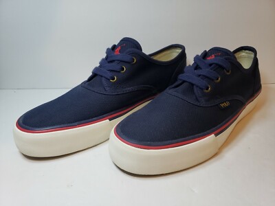 Polo Ralph Lauren Men\'s Shoes Size 9 D Morray Gray Vintage Burlap Sneakers‎ NEW Polo Ralph Lauren Size 8 M Morray Gray Vintage Burlap  main image 3