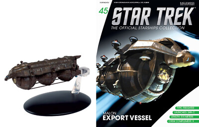 Star Trek Malon Exportschiff  von Eaglemoss Ausgabe 45 mit Heft und OVP