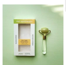 Mei Apothecary Mini Jade Facial Roller Beauty Tool New In Box
