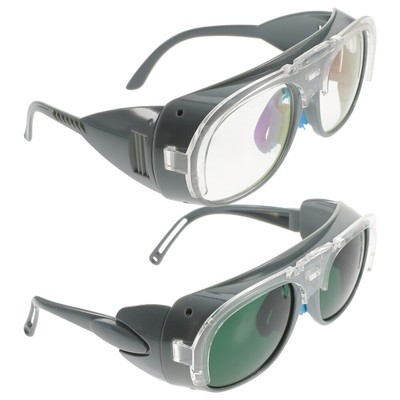  2 Pcs Welding Glasses Solar Powered Auto Darkening Goggles Eyeglasses