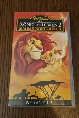 Walt Disney - Der König der Löwen 2 Simbas Königreich VHS Kassette